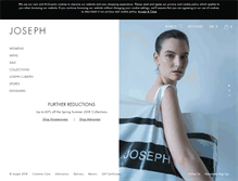Tablet Screenshot of joseph-fashion.com